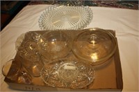 Selection of Glassware & Platters