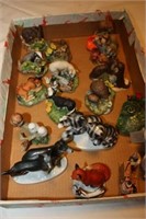 Tray Lot of Animal Figurines