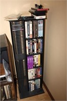DVD & VHS Stand & Contents