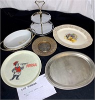 Miscellaneous trays and platters