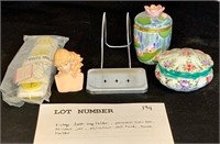 Soap Holder, Hair Box, Trinket Jar, Doll Head