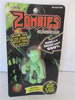 GROW ZOMBIES GLOW IN THE DARK TOY IN PACKAGE