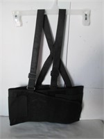 NEW IN PACKAGE BACK SUPPORT BELT WITH SUSPENDER
