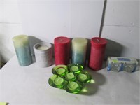 LOT ASSORTED CANDLES