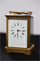 ANTIQUE FRENCH AGUILLES CARRIAGE CLOCK