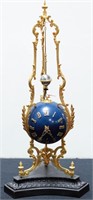 FRENCH LOUIS XII STYLE CONICAL BALL CLOCK
