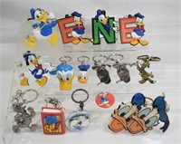 Assorted Donald Duck Key Chain Lot