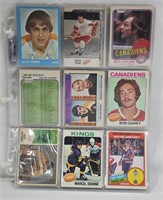 60pcs 1970's - 80's Vintage Hockey Cards Lot