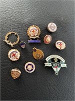 Vintage Fraternal Organization pins