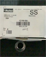 (32) Parker Boxes of Stainless Steel Pipe Fittings