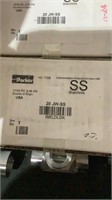 (32) Parker Boxes of Stainless Steel Pipe Fittings