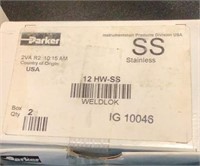 (29) Parker Boxes of Stainless Steel Pipe Fittings