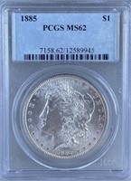 1885 MORGAN SILVER DOLLAR