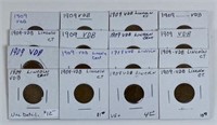 1909 VDB LINCOLN CENT COLLECTION