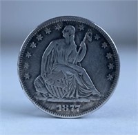 1877 SEATED LIBERTY HALF DOLLAR