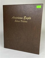 AMERICAN SILVER EAGLE BOOK - PARTIAL SET