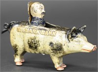 a/ BISMARK PIG MECHANICAL BANK