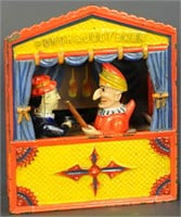PUNCH AND JUDY MECHANICAL BANK