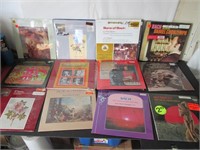 LOT OF 16 ASSORTED LP/  RECORDS