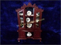 Fancy Doll House China Hutch with China