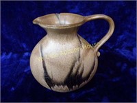 Canadian Hand Thrown and Glazed Pottery Pitcher