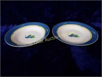 Italian Porcelain Handpainted Soup Bowls