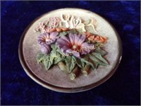 3D Ceramic Floral Wall Decor