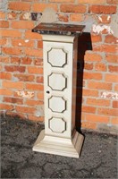 Small Painted Plant Stand Curio