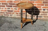 Round Baker Rattan Style Table