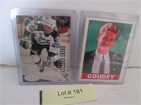 WAYNE GRETZKY GOUDEY AND BRENT ROOKIE CARDS