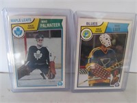 MIKE LIUT AND MIKE PALMATEER 1983 OPC HOCKEY CARDS
