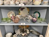 Shelf of Miscellaneous Glass