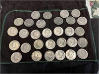 30+/- Kennedy Half Dollars