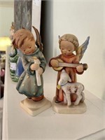 Two Hummel Angel Figurines