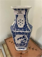 Blue & White China Vase