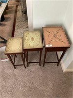 Three Small Nesting Tables