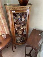 Curved Front Curio Cabinet