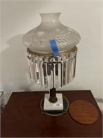 Glass Shade Table Lamp