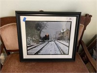 Framed Locomotive Print