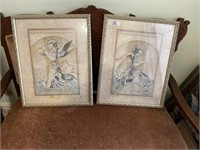 2 Framed Angel Prints