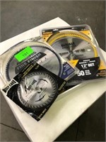ASSORTMENT OF NEW AND USED CIRCULAR SAW BLADES, 5"