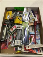 ASSORTED FISHING SPINNERS AND LURES