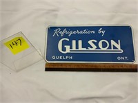 Refrigeration by Gilson Guelph Ont.