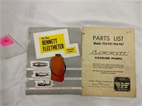 Bennett Parts book & coloured brochure