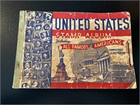 1940 Stamp Album w/ stamps