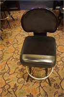 (5) Black '21' Stools