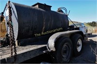 18' 2 Axle Trailer w 300-Gallon Tar Tank