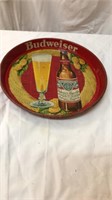 Vintage Budweiser 12" Tray