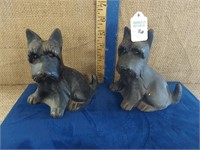 PR. OF FIGURAL CAST IRON SCOTTY DOGS