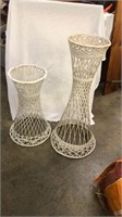 Wicker Style Plant Stands